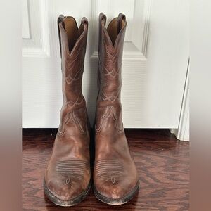 Gorgeous Vintage Lucchesse Classics Brown Handmade Leather boots 10 D
